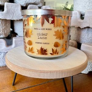 Cider Lane 3 Wick Candle